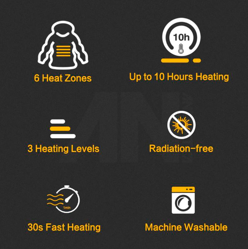 Heated Jacket Lightweight - White