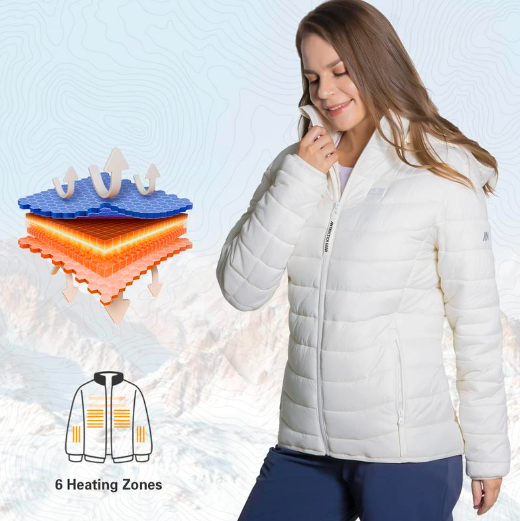 Heated Jacket Lightweight - White