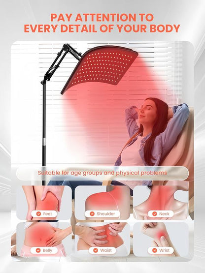 Red Light Therapy for Face and Body 660nm - 850nm