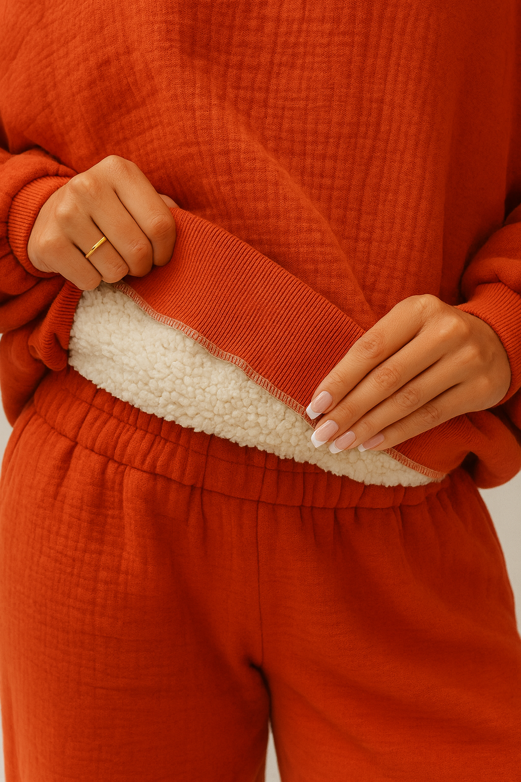 Blanket Hoodie - Orange